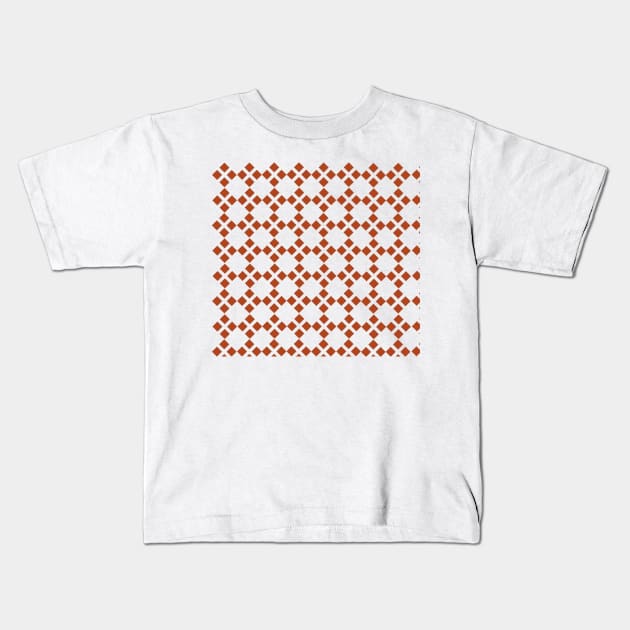 Square pattern Kids T-Shirt by SAMUEL FORMAS